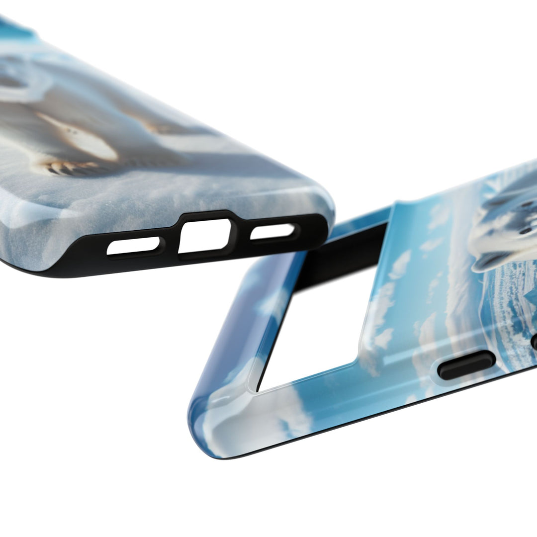 Polar Bear Tough Phone Case - Durable Protector with Arctic Design