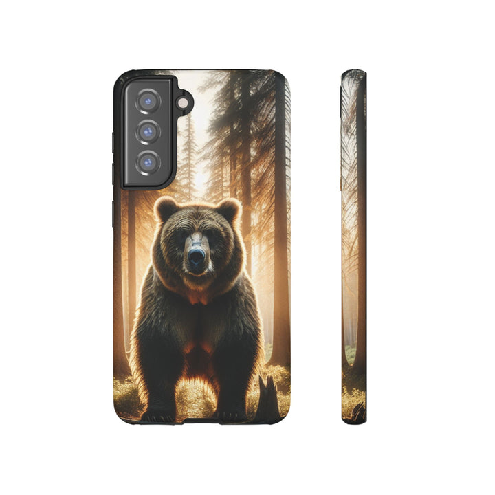 Wildlife Phone Case - Tough Cases with Bear Design, Nature Lover Gift, Animal-Themed Accessories, Eco-Friendly Tech Protection