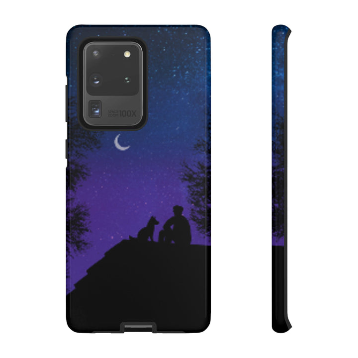 Starry Night Phone Case for Dog Lovers