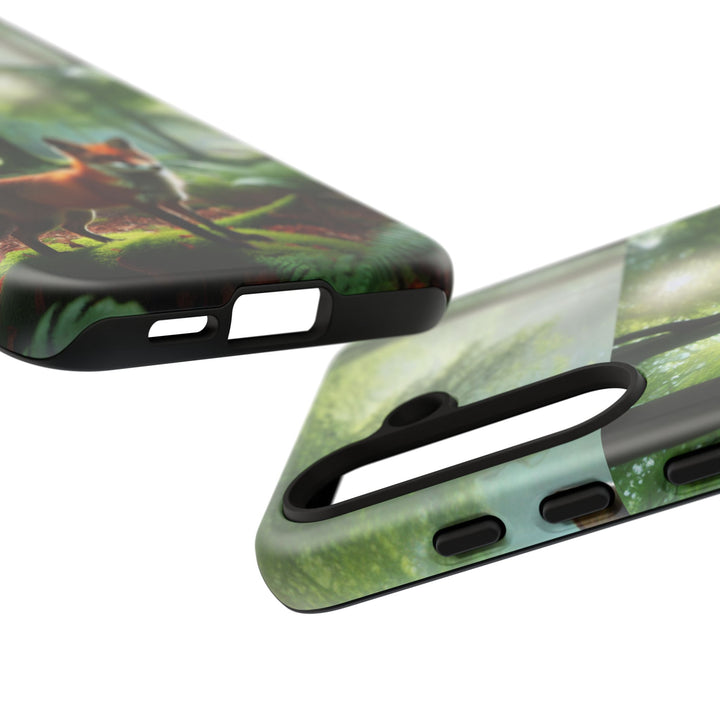 Nature-Inspired Tough Case with Fox Design