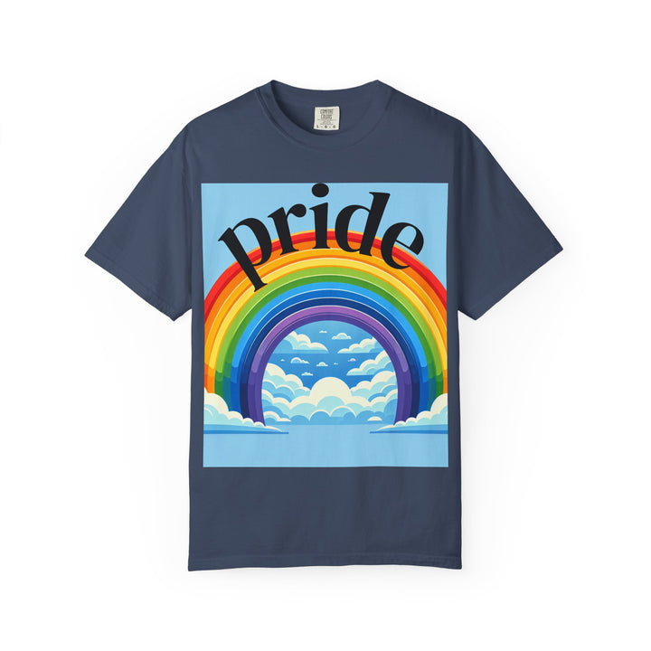 Pride Rainbow T-Shirt | Unisex Garment-Dyed Tee | LGBTQ+ Style, Casual Wear, Gift for Pride Month, Summer Fashion