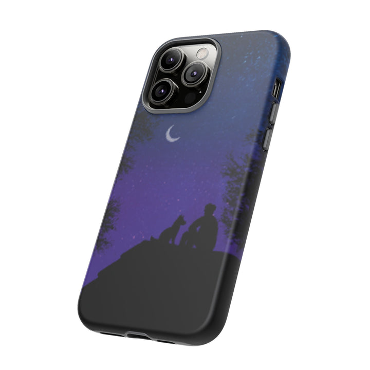 Starry Night Phone Case for Dog Lovers