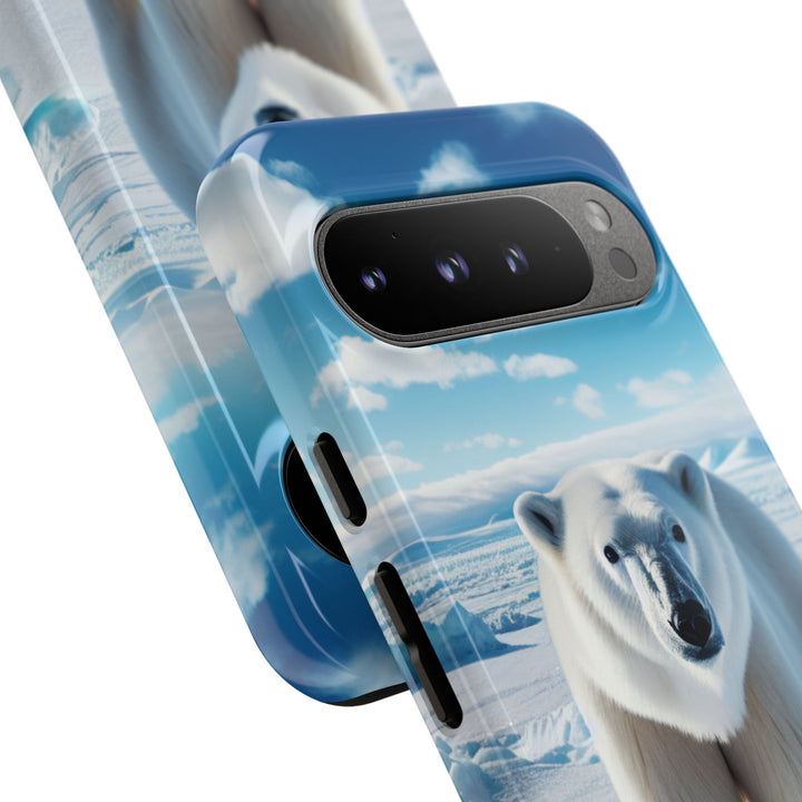 Polar Bear Tough Phone Case - Durable Protector with Arctic Design