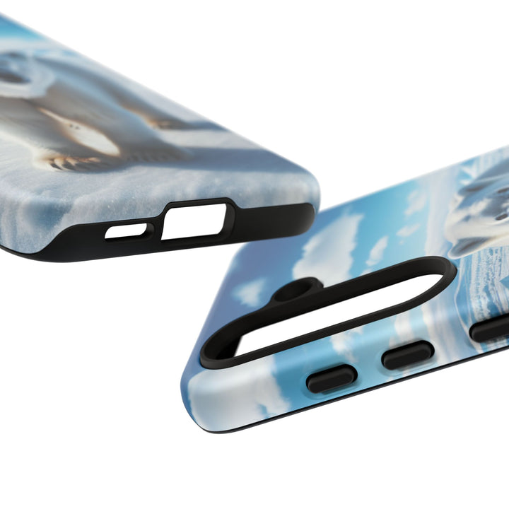 Polar Bear Tough Phone Case - Durable Protector with Arctic Design