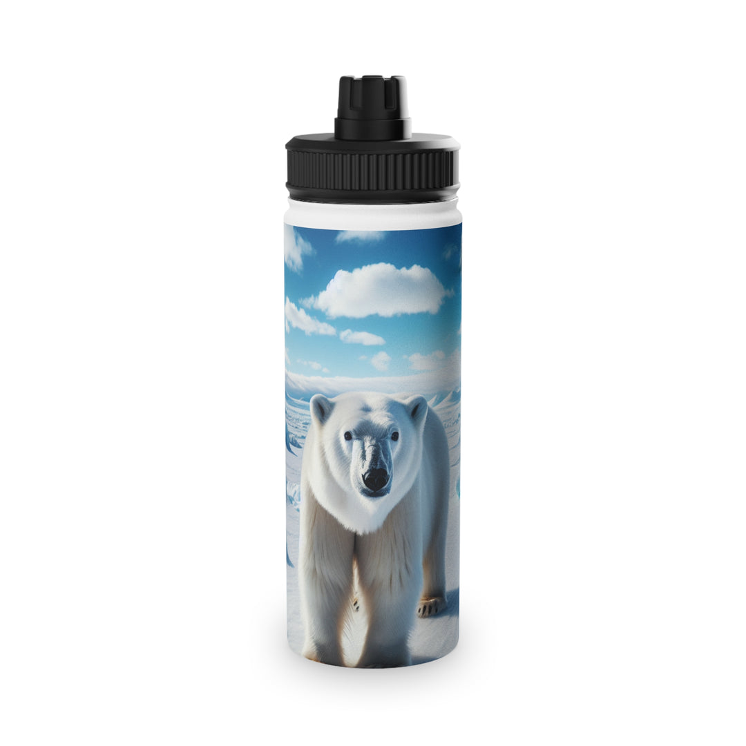 Polar Bear Stainless Steel Water Bottle | Eco-Friendly Sports Lid for Outdoor Adventures