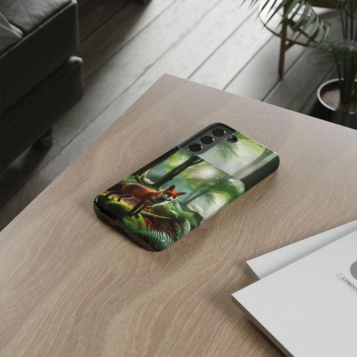Nature-Inspired Tough Case with Fox Design