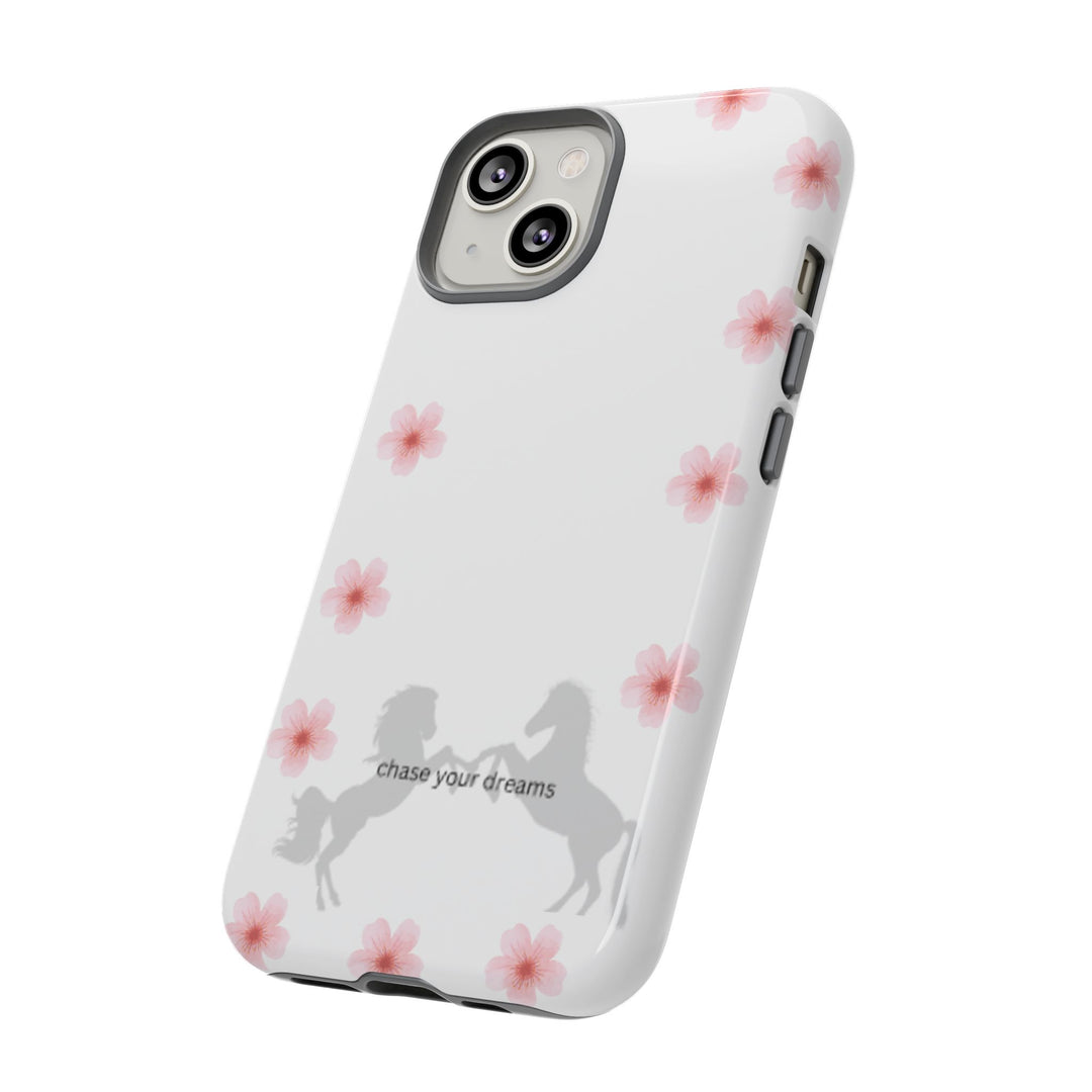 Chase Your Dreams Floral Phone Case