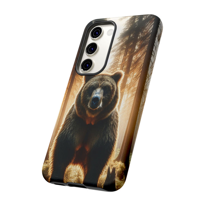 Wildlife Phone Case - Tough Cases with Bear Design, Nature Lover Gift, Animal-Themed Accessories, Eco-Friendly Tech Protection