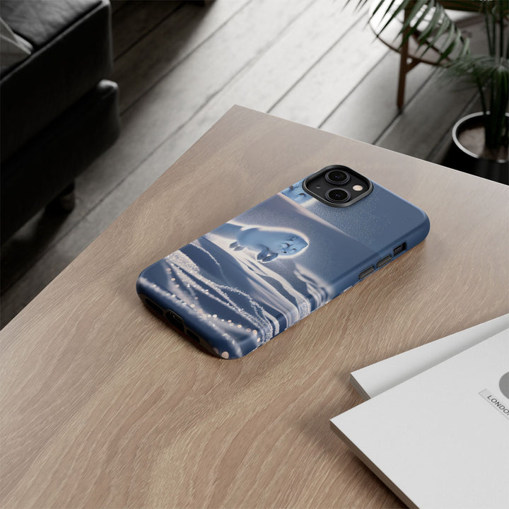 Cute Arctic Fox Phone Case – Tough Protective Cover for Animal Lovers