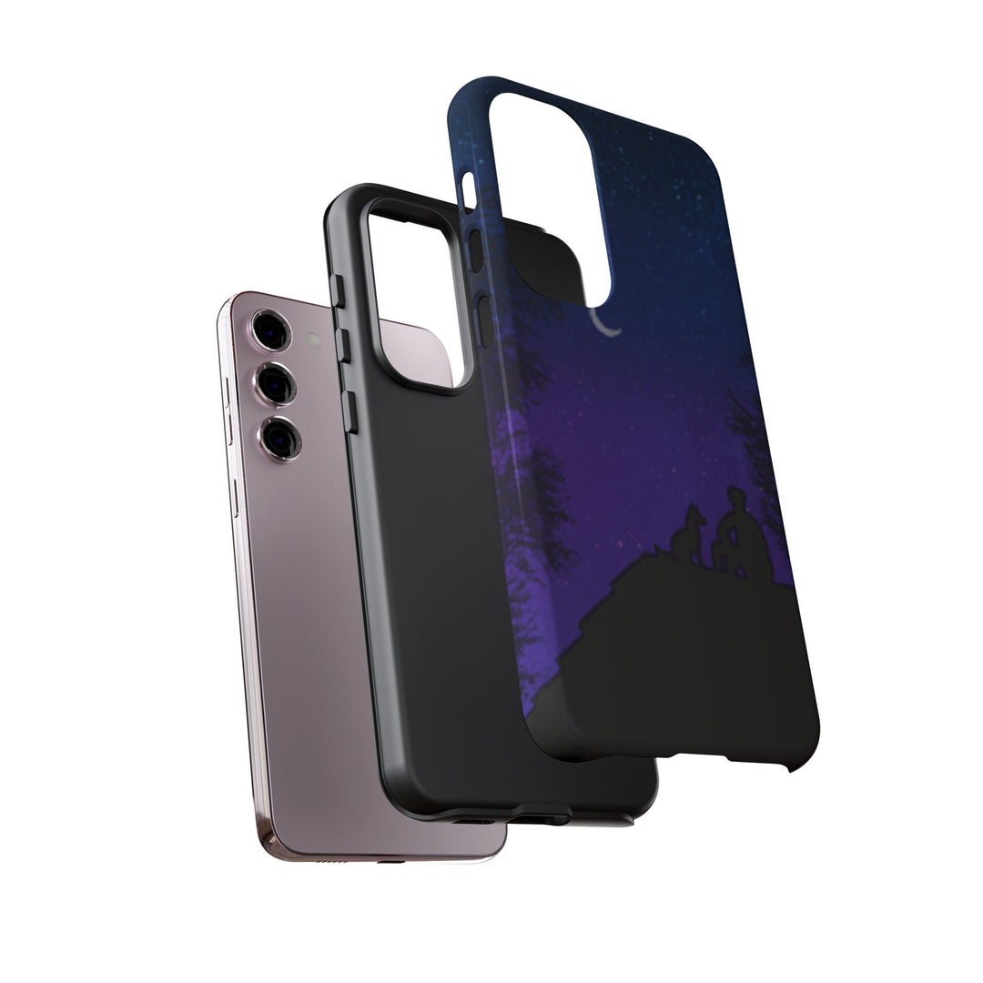 Starry Night Phone Case for Dog Lovers