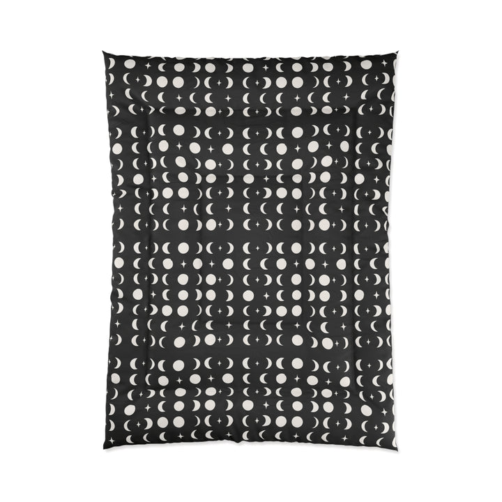 Elegant Moon Phases Comforter, Cozy Blanket for Home Decor, Bedroom Accessories, Celestial Gift, All-Season Quilt