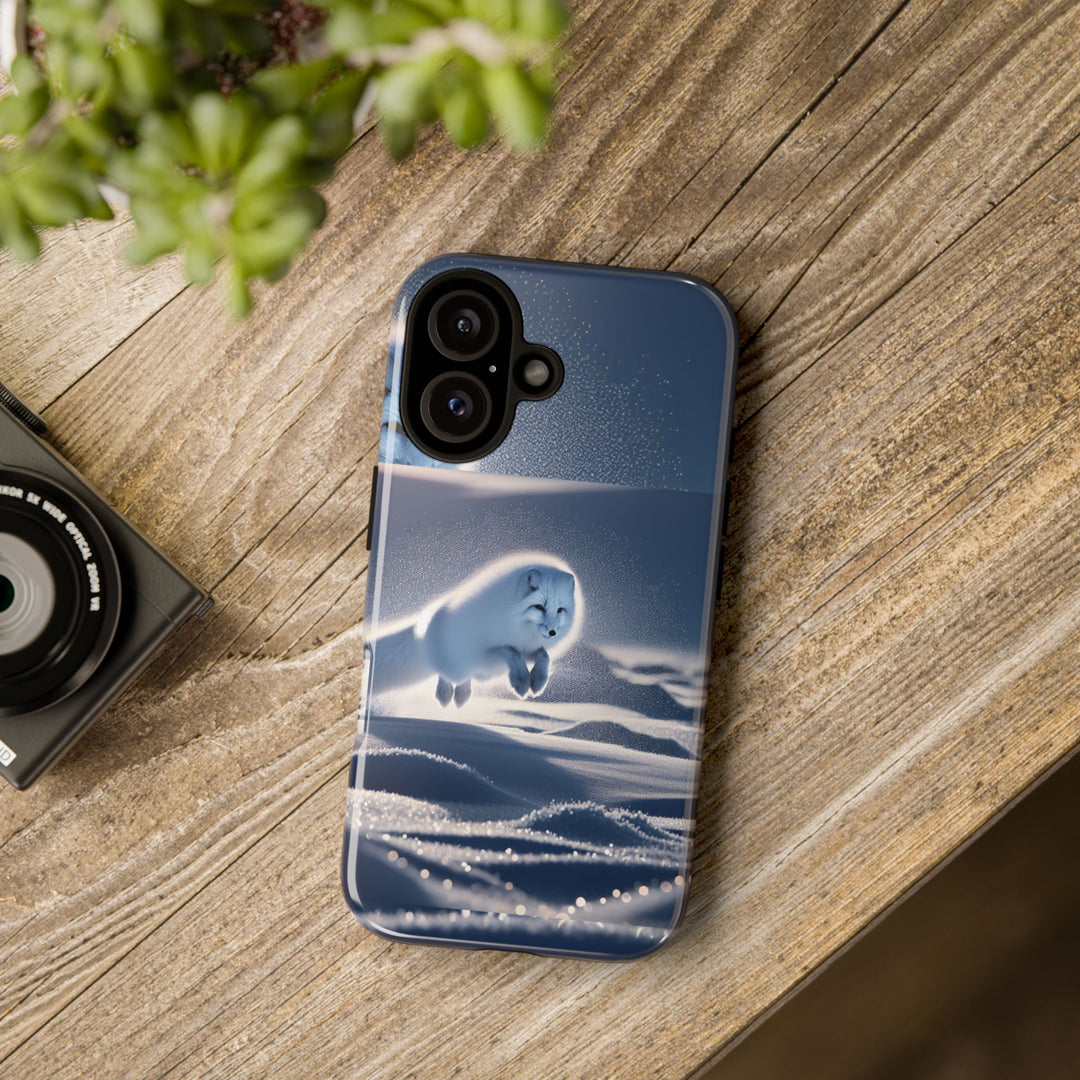 Cute Arctic Fox Phone Case – Tough Protective Cover for Animal Lovers
