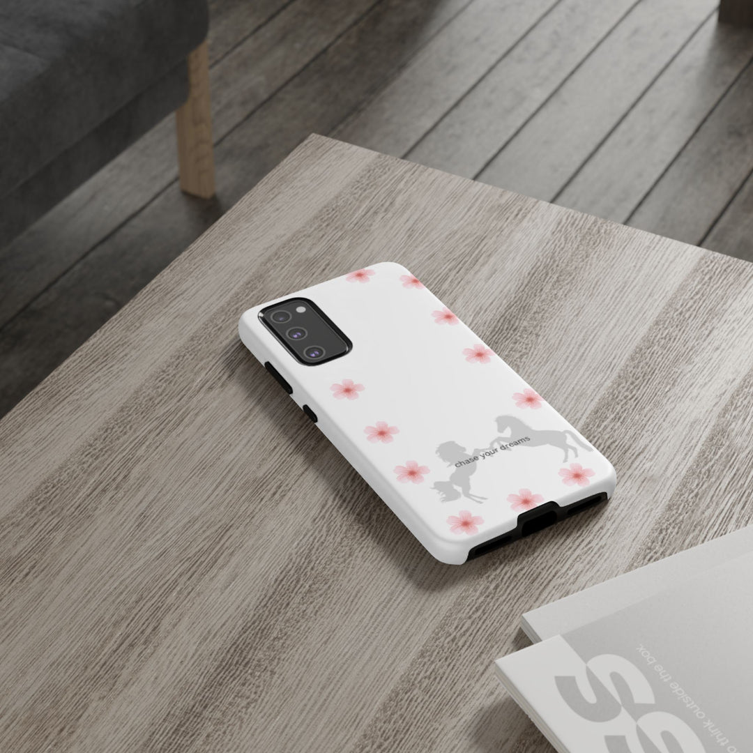Chase Your Dreams Floral Phone Case