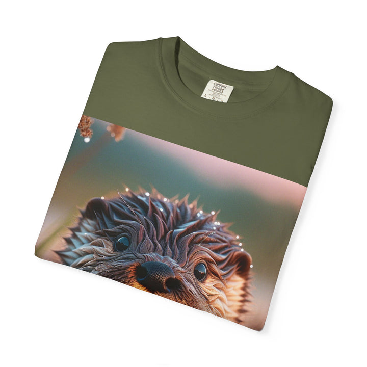 Whimsical Otter Unisex Garment-Dyed T-Shirt - Perfect for Nature Lovers