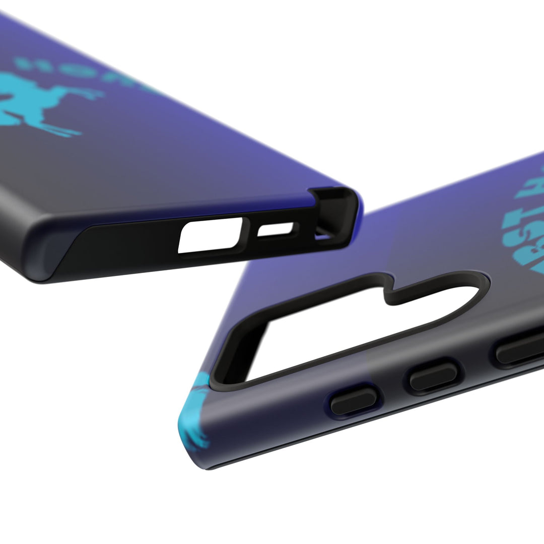 But First Horses Phone Case – Durable Tough Case for Horse Lovers