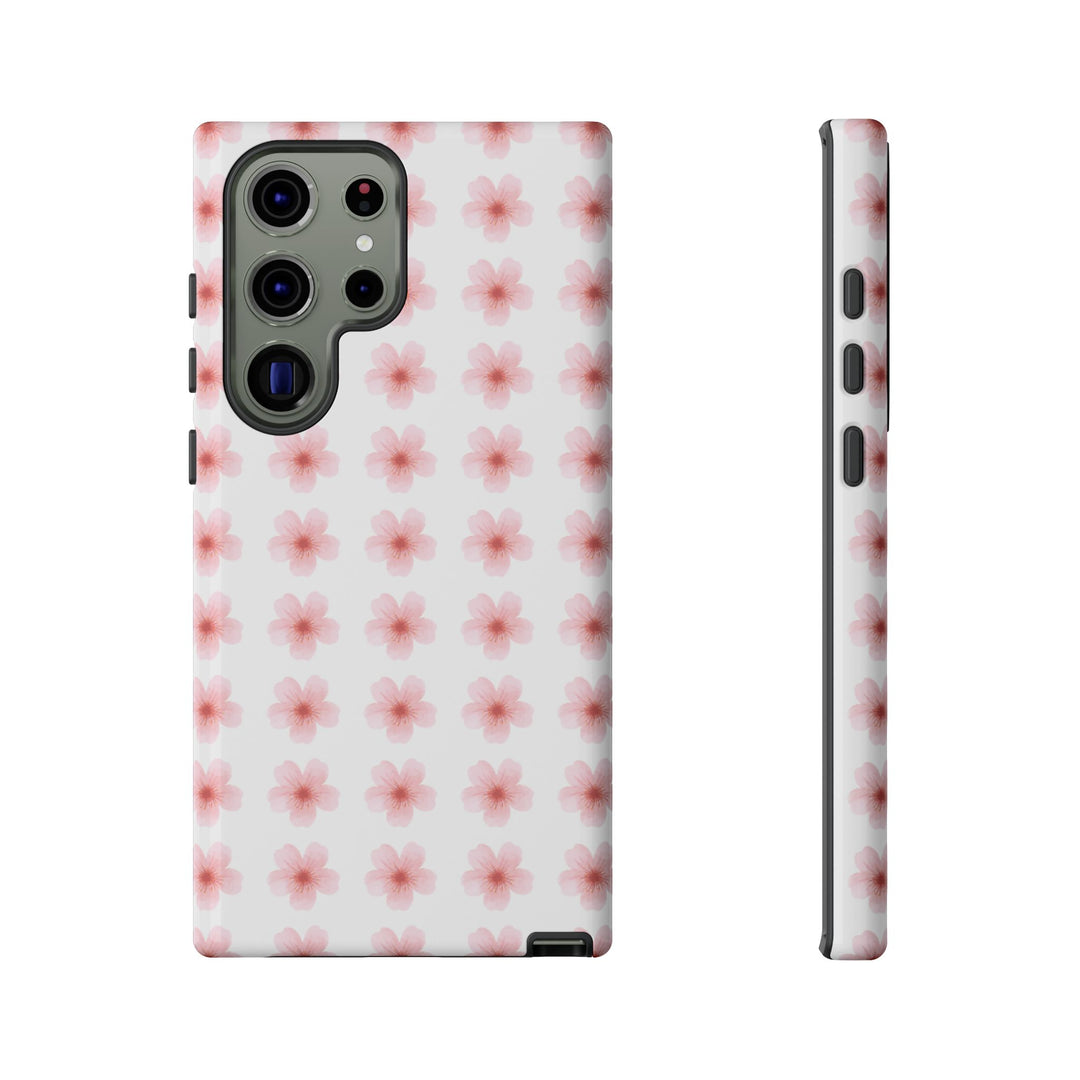 Cherry Blossom Tough Phone Case - Floral Design for Spring & Summer
