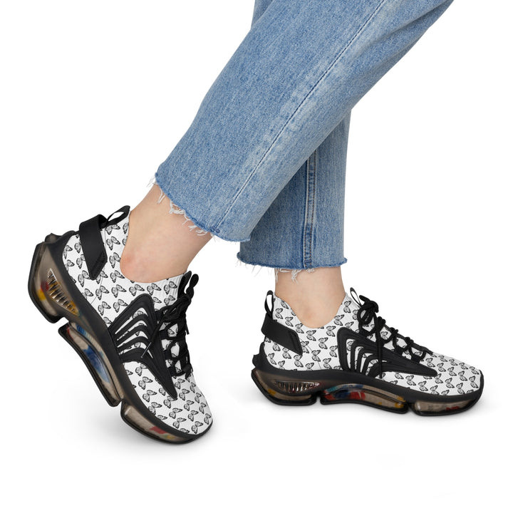 Butterfly Pattern Women's Mesh Sneakers - Lightweight and Stylish Athletic Shoes