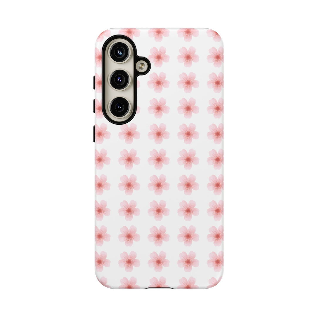 Cherry Blossom Tough Phone Case - Floral Design for Spring & Summer
