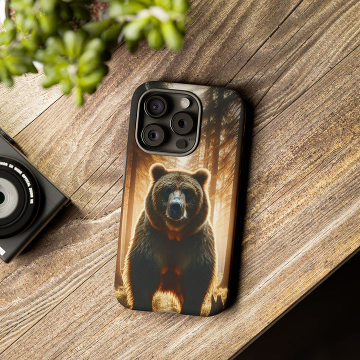 Wildlife Phone Case - Tough Cases with Bear Design, Nature Lover Gift, Animal-Themed Accessories, Eco-Friendly Tech Protection