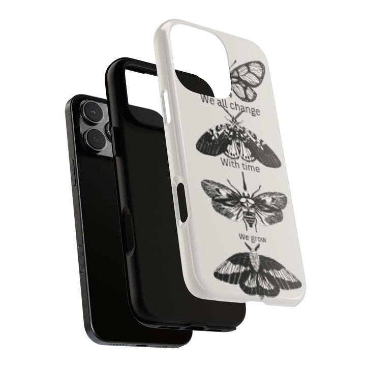 Inspirational Phone Case - We All Change With Time - Tough Cases for Nature Lovers