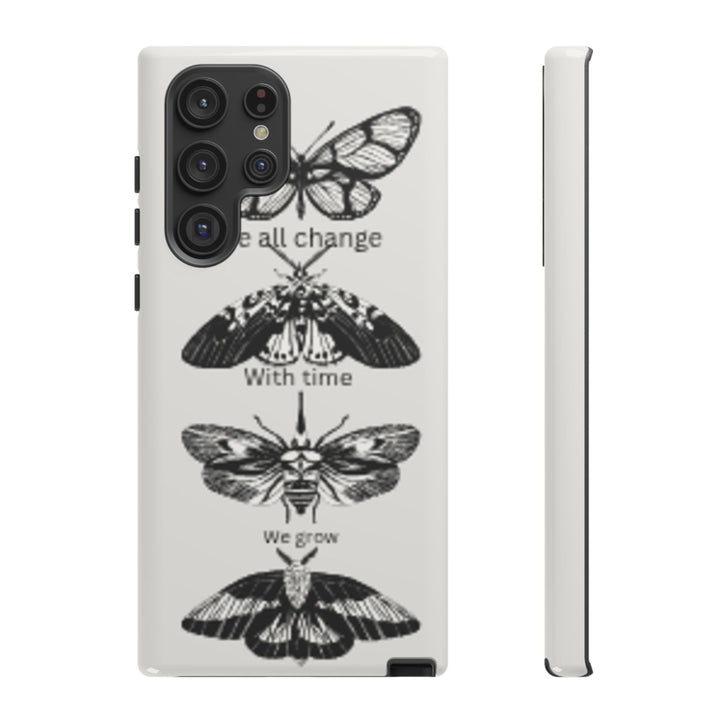 Inspirational Phone Case - We All Change With Time - Tough Cases for Nature Lovers
