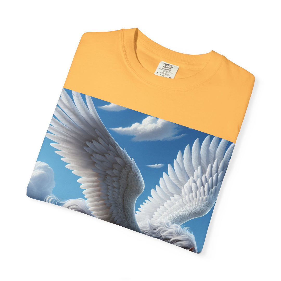 Mythical Pegasus Unisex Garment-Dyed T-shirt | Dreamy Fantasy Art Tee