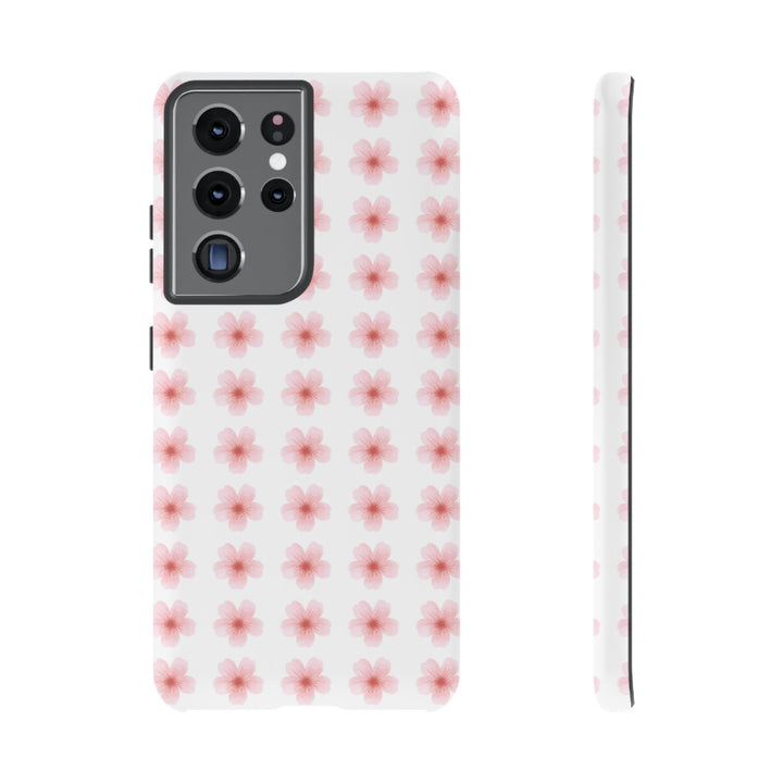Cherry Blossom Tough Phone Case - Floral Design for Spring & Summer