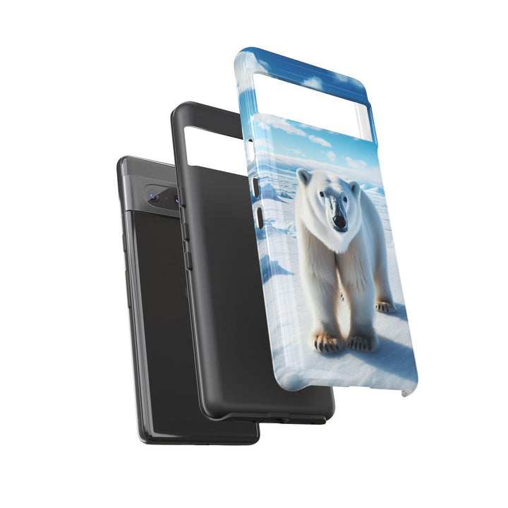 Polar Bear Tough Phone Case - Durable Protector with Arctic Design