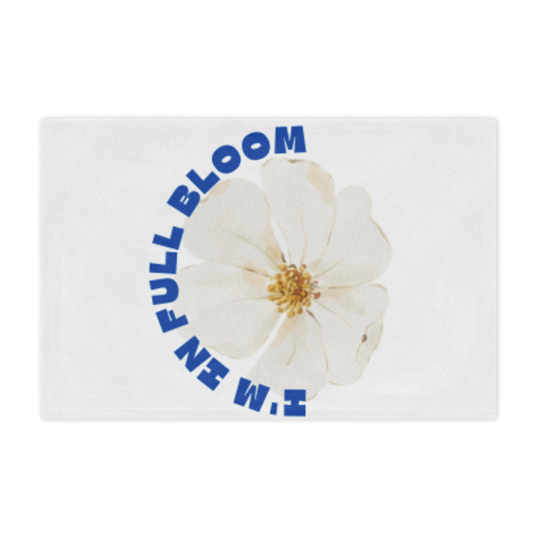 I'm In Full Bloom Minky Blanket - Cozy Floral Throw for Home, Gifts & Celebrations