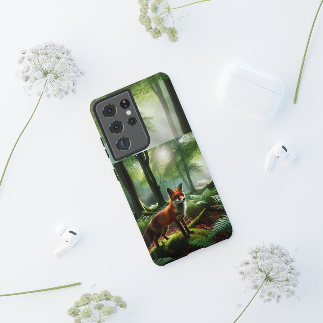 Nature-Inspired Tough Case with Fox Design