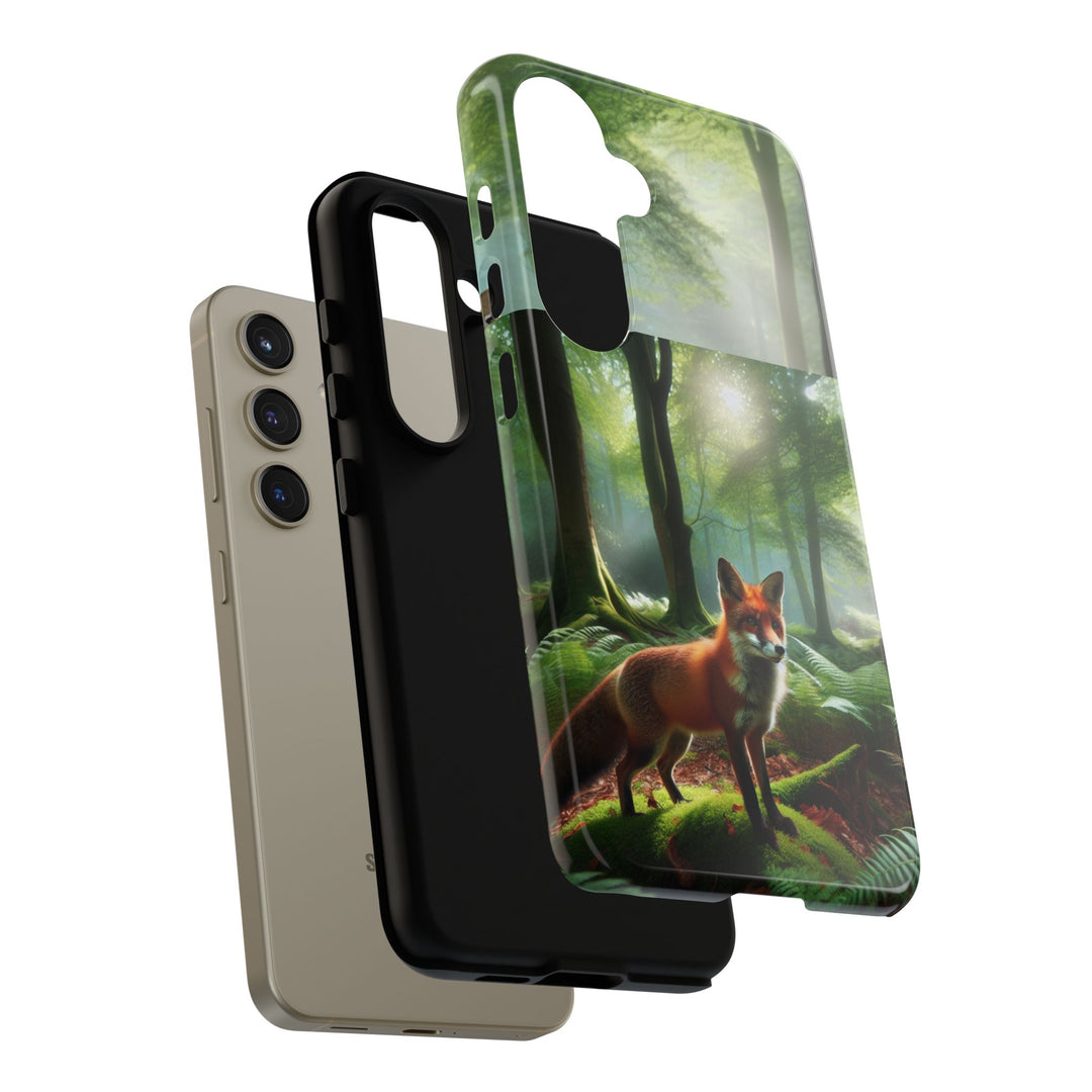 Nature-Inspired Tough Case with Fox Design