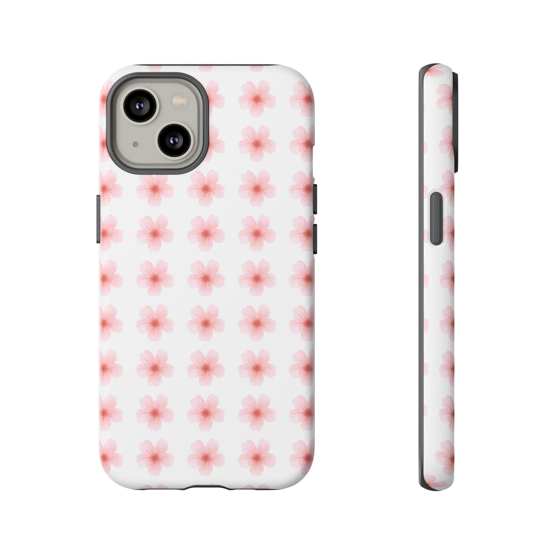 Cherry Blossom Tough Phone Case - Floral Design for Spring & Summer
