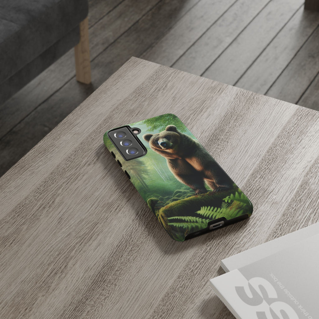 Wildlife Phone Case - Tough Bear Design for Nature Lovers