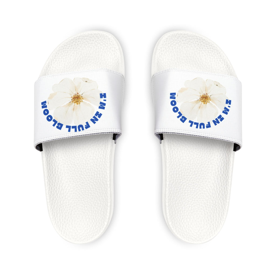 Floral Women's Slide Sandals - "In Full Bloom"