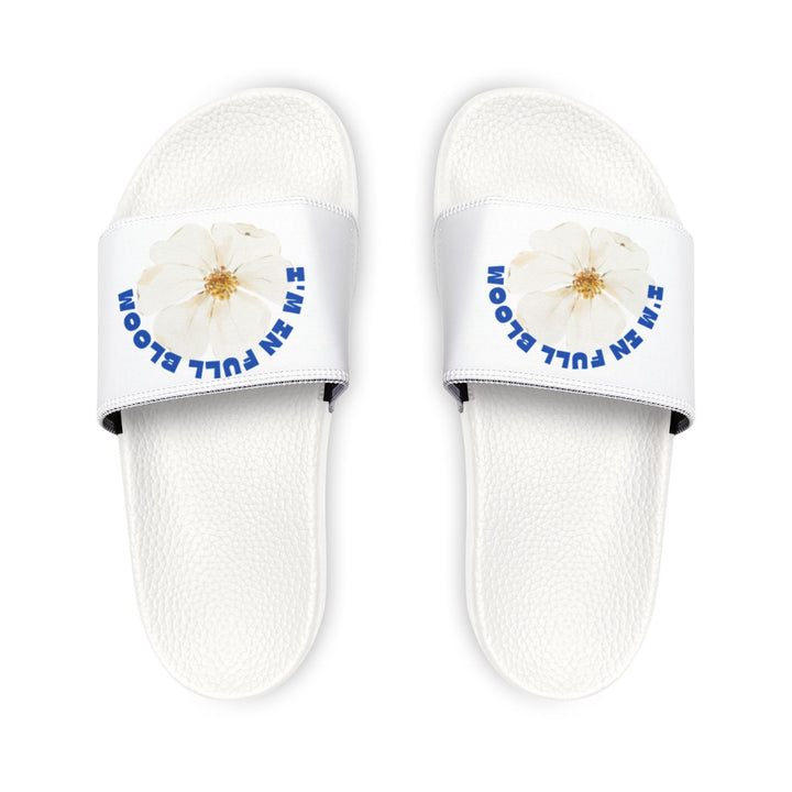 Floral Women's Slide Sandals - "In Full Bloom"