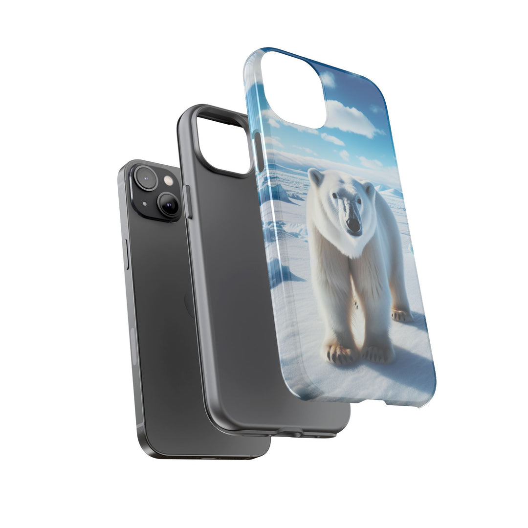 Polar Bear Tough Phone Case - Durable Protector with Arctic Design