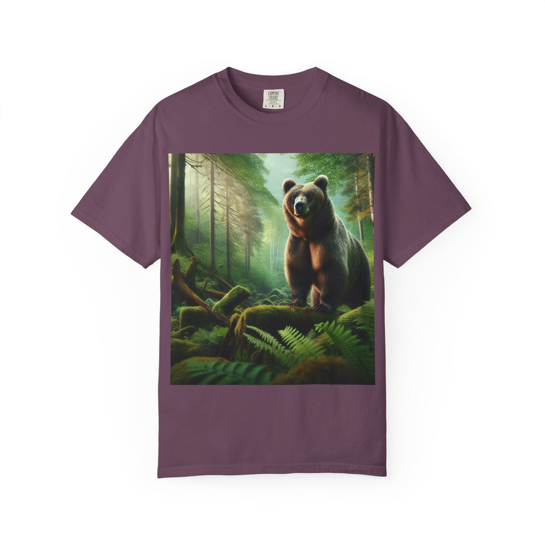 Nature-Inspired Unisex Bear Graphic Tee - Ideal for Outdoor Enthusiasts
