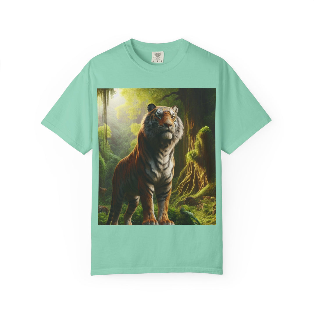 Majestic Tiger Unisex Garment-Dyed T-Shirt