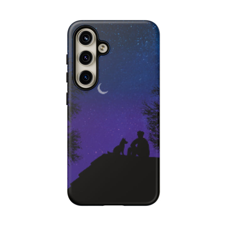 Starry Night Phone Case for Dog Lovers