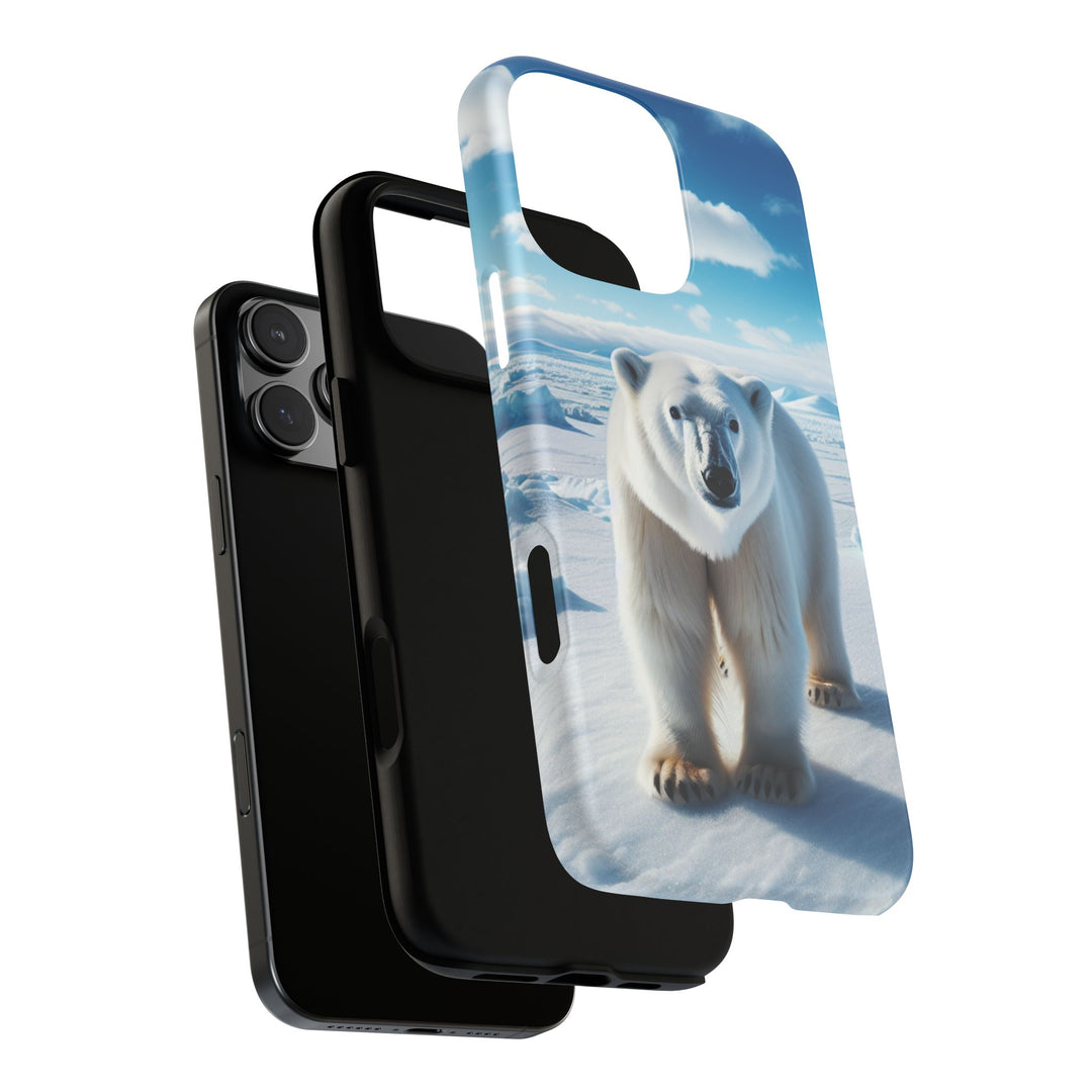 Polar Bear Tough Phone Case - Durable Protector with Arctic Design