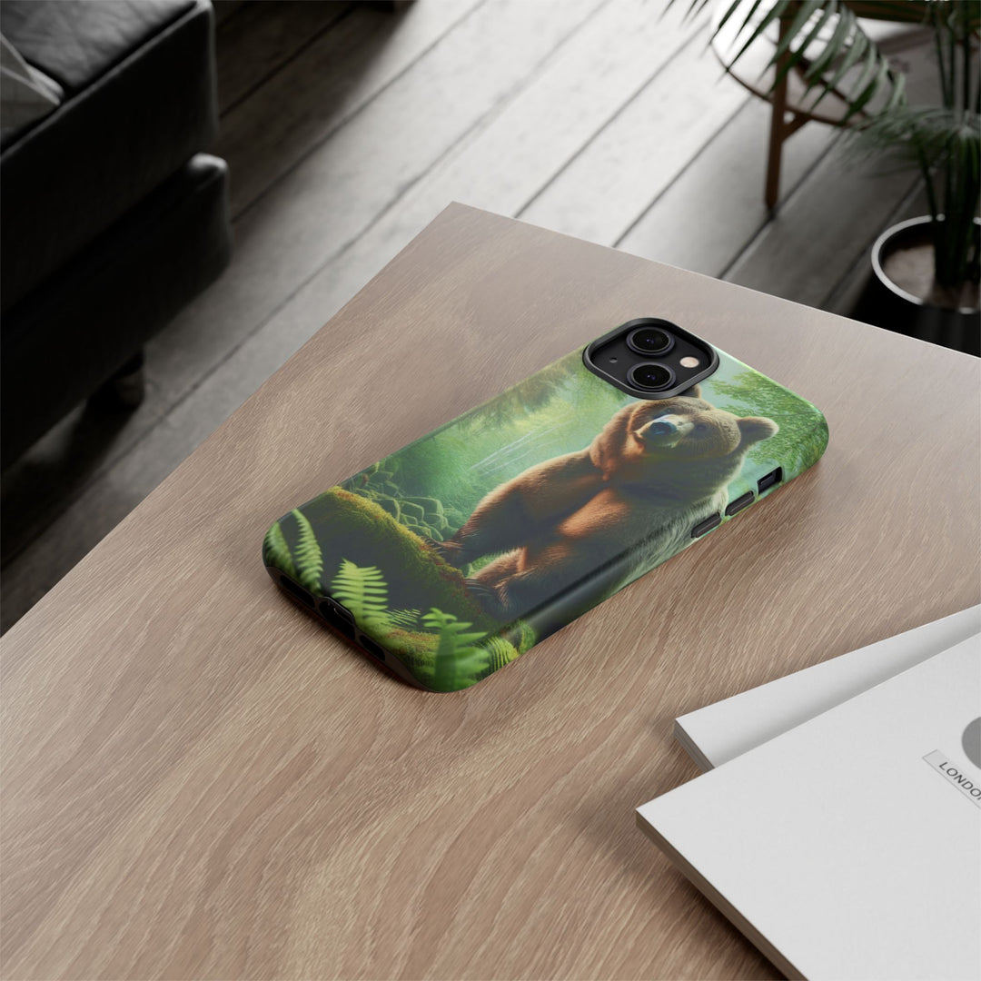 Wildlife Phone Case - Tough Bear Design for Nature Lovers