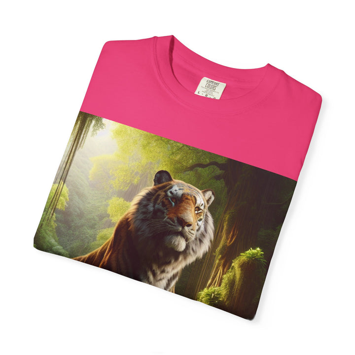 Majestic Tiger Unisex Garment-Dyed T-Shirt