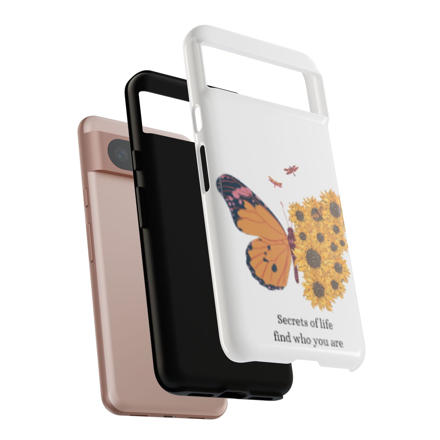 Butterfly & Sunflower Phone Case - "Secrets of Life" Design