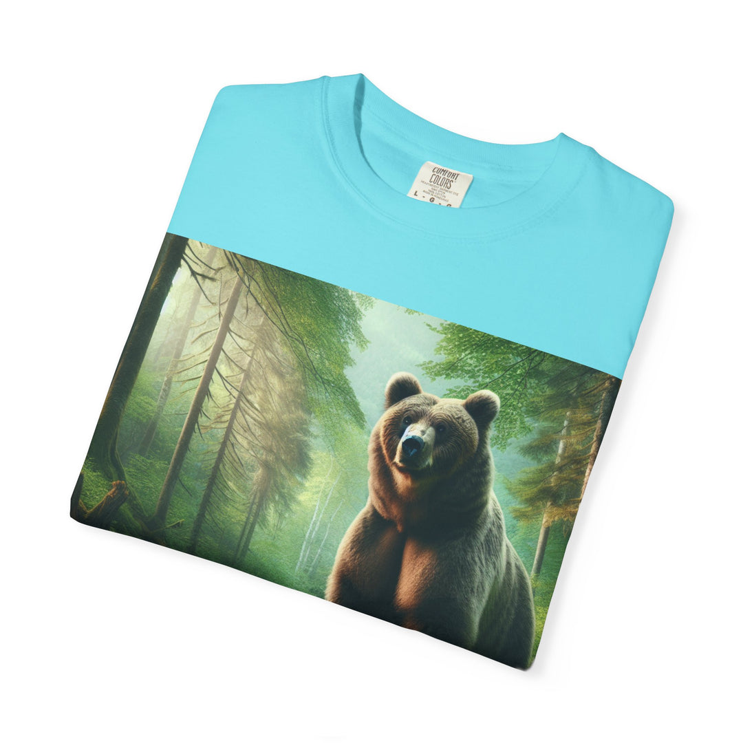 Nature-Inspired Unisex Bear Graphic Tee - Ideal for Outdoor Enthusiasts
