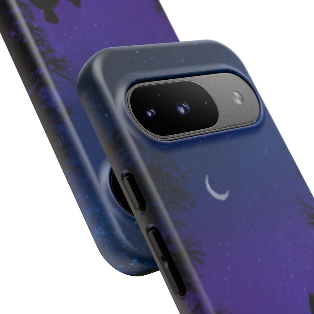 Starry Night Phone Case for Dog Lovers