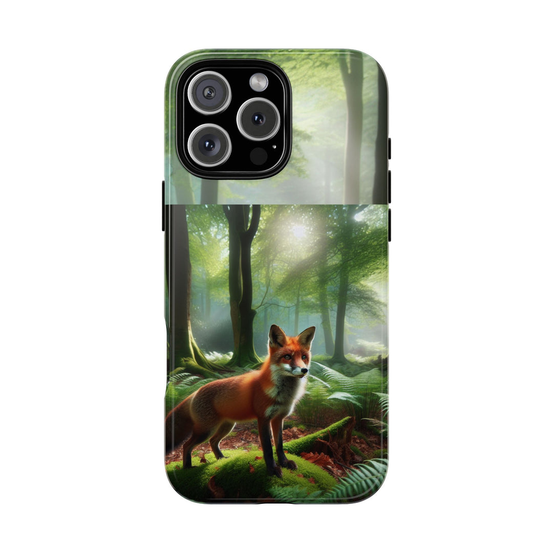 Nature-Inspired Tough Case with Fox Design