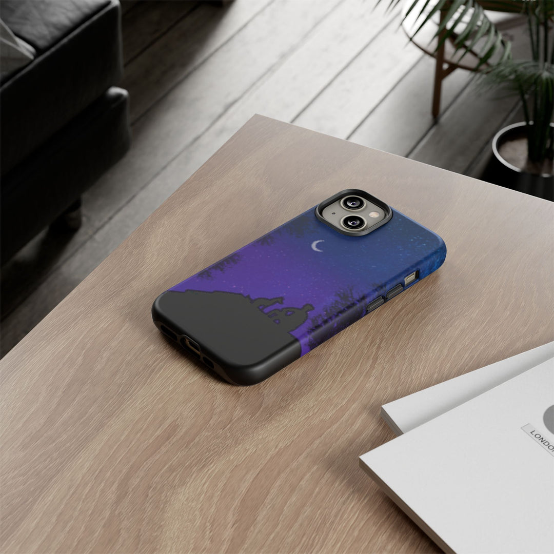 Starry Night Phone Case for Dog Lovers