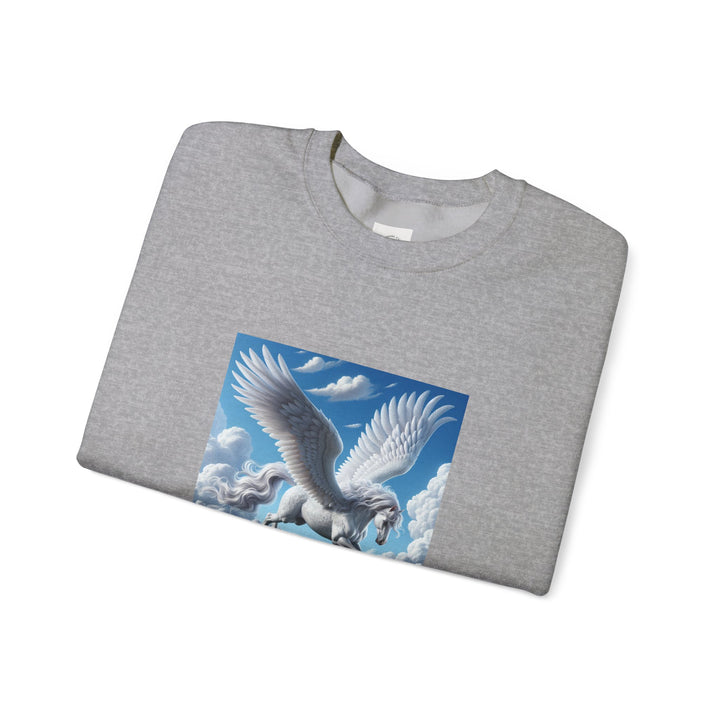 Majestic Pegasus Crewneck Sweatshirt – Cozy Fantasy Gift, Unicorn Lovers Apparel, Magical Sweatshirt, Dreamy Gifts, Casual Trendy Wear