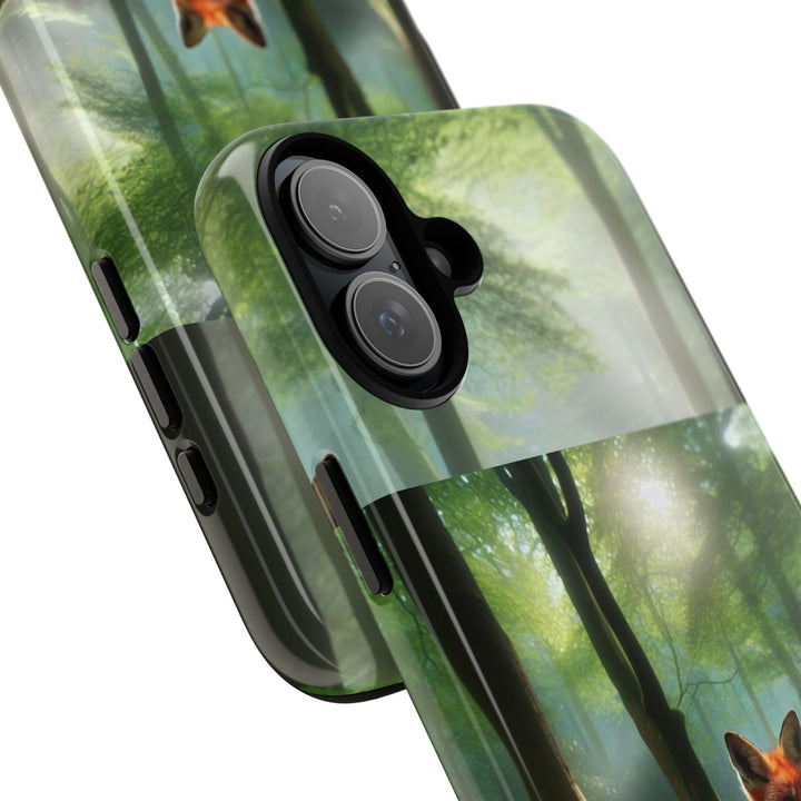 Nature-Inspired Tough Case with Fox Design