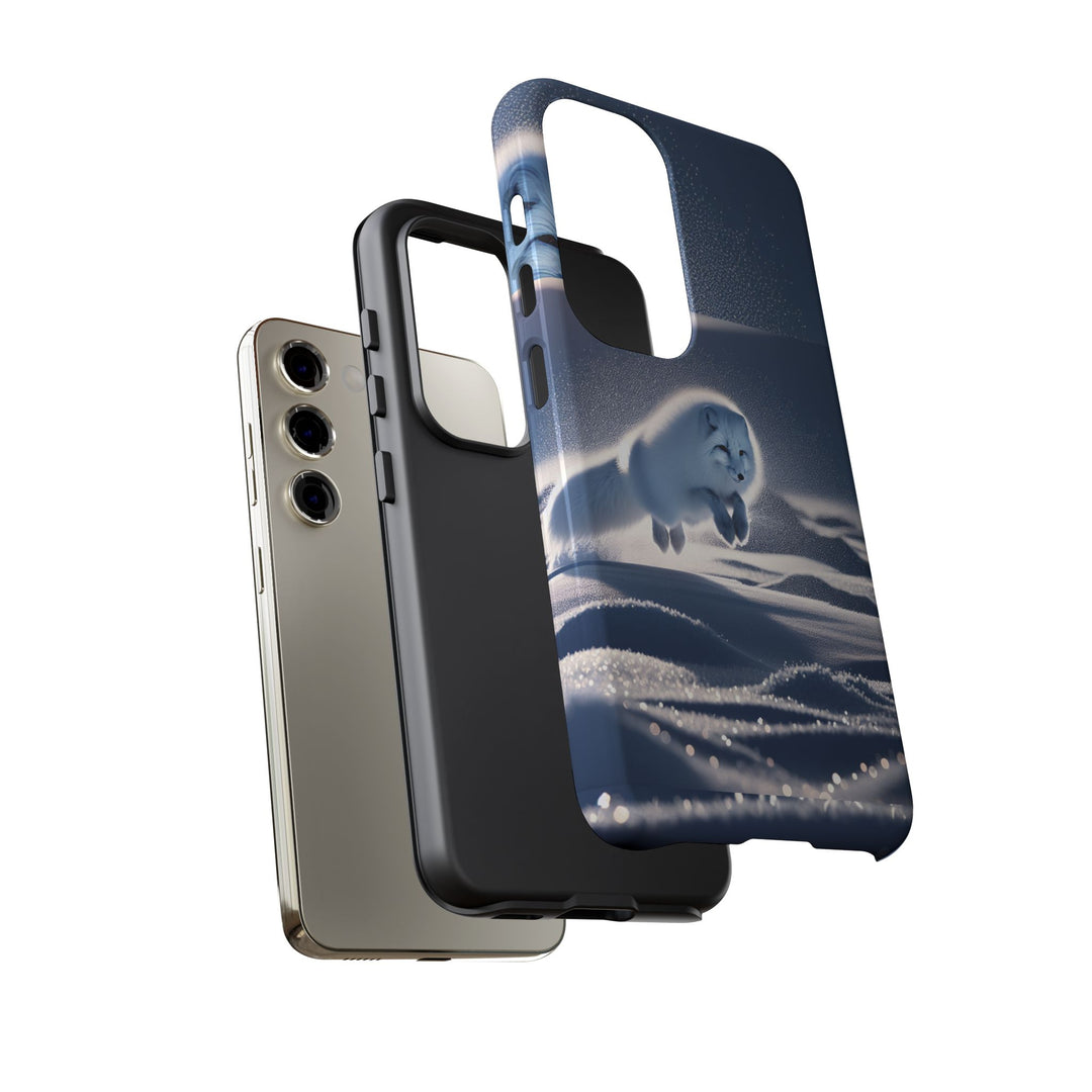 Cute Arctic Fox Phone Case – Tough Protective Cover for Animal Lovers